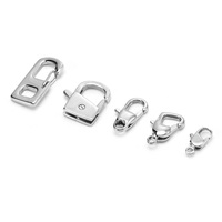 Nouvel arrivage Fermoir minimaliste en acier inoxydable Fermoir à bijoux en forme de cœur pour la fabrication de bijoux Fabricant de gros