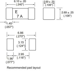 Cầu Chì Thổi Nhanh 1808 125V 250V AC 0451 SMD 0,5A 0,75a 1A 2A 3A 4A 5A 6.3A 8A 10A 12A 15A 500MA 750MA 0451ultra-cầu Chì Nhanh - Product Image 4