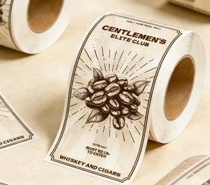 Autocollants en vinyle adhésif personnalisés, autocollants de scellage pour les sacs de grains de café et les bouteilles, étiquettes d'emballage imprimées - Product Image 6