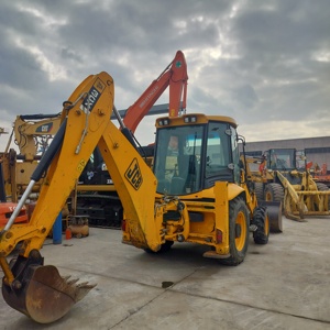 JCB 3CX <b>Wheel</b> Loader with Standard Bucket Engine Gearbox Pump & Motor-Yellow Construction Equipment - Product Image 6