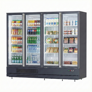 상업용 냉장 직립 음료 냉동고 디스플레이 음료 콜라 쿨러 냉장고 쇼케이스 유리문 - Product Image 4