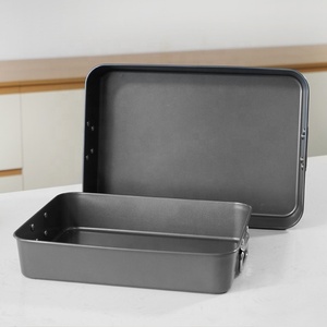 Utensilios de Cocina 2026, Bandeja <span class=keywords><strong>para</strong></span> Hornear Antiadherente de Acero al Carbono, Bandeja <span class=keywords><strong>para</strong></span> Asar Pavo, Bandeja <span class=keywords><strong>para</strong></span> Hornear Pasteles, Bandeja <span class=keywords><strong>para</strong></span> Brownies, Bandeja <span class=keywords><strong>para</strong></span> Lasagna - Product Image 6