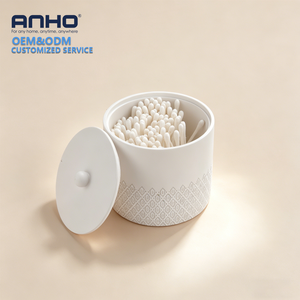 Juego completo de baño de 7 piezas de poliresina de piedra arenisca cálida y neutra, que incluye dispensador, vaso, jabonera y cepillo. - Product Image 4