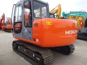 Hitachi-excavadora de EX60-5 sobre orugas usada, para ZX70 /EX100W /EX120-3 - Product Image 5