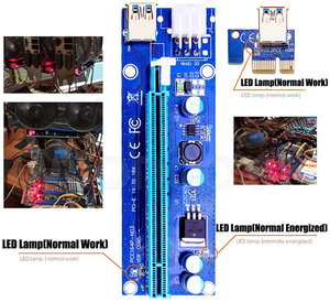 Pcie VER009S PCI-E 1X ถึง16X <span class=keywords><strong>Riser</strong></span> <span class=keywords><strong>Ver</strong></span> <span class=keywords><strong>009S</strong></span>,อะแดปเตอร์การ์ด Extender Express USB 3.0สายไฟ Gpu Pci <span class=keywords><strong>Riser</strong></span> <span class=keywords><strong>009S</strong></span> - Product Image 3