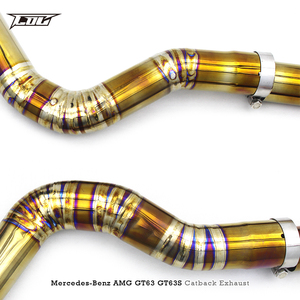 Échappement Catback en Titane Finition Dorée Personnalisé pour Mercedes-Benz <span class=keywords><strong>AMG</strong></span> GT63/<span class=keywords><strong>GT63S</strong></span> 4.0T 2019-2023 - Product Image 4