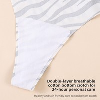Eropa Amerika Cross-Border untuk pakaian dalam wanita rajutan sutra es tanpa kelim Bikini satu potong berpori pinggang rendah