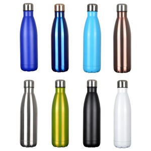 <span class=keywords><strong>TY</strong></span> 500ml Double paroi En Acier Inoxydable Isolé Bouteille D'eau Flacon À Vide et thermos sport coke bouteille de cola - Product Image 2