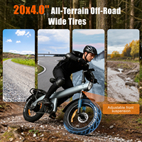 Vélo électrique pliable KIXIN Q3 Plus à 7 vitesses, fabriqué en Chine, cadre en aluminium, fourche à suspension, pneus larges
