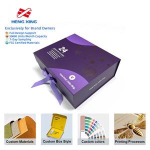 HENGXING Eco Friendly <b>Foldable</b> Gift <b>Box</b>, Recyclable Cardboard <b>Box</b> for Daily Present and Organic Gift Packaging - Product Image 1