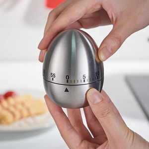Countdown Cooking Tools Stainless Steel Clock Counting Kitchen <b>Timer</b> Mechanical Alarm Time 60 Minutes Home - Product Image 1
