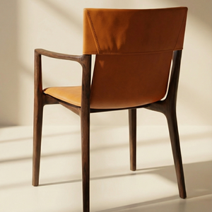 Fauteuil lounge rembourré design, structure en bois de noyer massif, siège d'appoint contemporain pour salon, villa, hôtel PISANO - Product Image 1