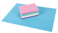Bavoirs dentaires jetables SJ 13"x18" colorés, imperméables, manuels, 3 couches, certifiés CE pour cliniques dentaires et usage en tatouage