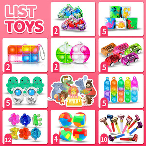 Jincan - Ensemble de 150 jouets - Vente chaude sur TikTok - De nombreux jouets intéressants pour soulager le stress des enfants - Emballage en boîte colorée - Vente en gros d'usine - Product Image 2