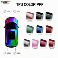 Film de protection de voiture en TPU gris mat, film vinyle pour voiture, film de protection complet de la carrosserie, film anti-rayures, film changeant de couleur