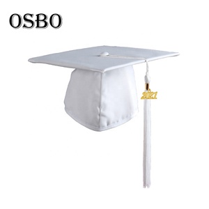 graduation white cap