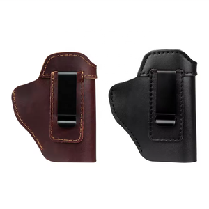 थोक वास्तविक चमड़े के एस्क ने iwb सुरक्षा बंदूक होल्स्टर काले भूरे रंग के टिकाऊ त्वरित रिलीज हल्के - Product Image 2
