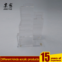 Modelos Arquitectónicos de Cristal Personalizados, Modelo 3D de Cristal K9, Modelos de Edificios de Acrílico para Regalos de Aniversario de Empresa
