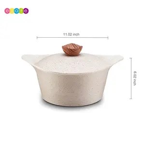 Alüminyum tencere setleri Elate mutfak dökme alüminyum tencere olmayan yapışkan yeni Premium Set Kichen araçları Pot pişirme aşınma