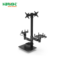 Support de caisse enregistreuse HIGHBRIGHT HBE-POS au design moderne pour écran de caisse, lecteur de cartes et clavier