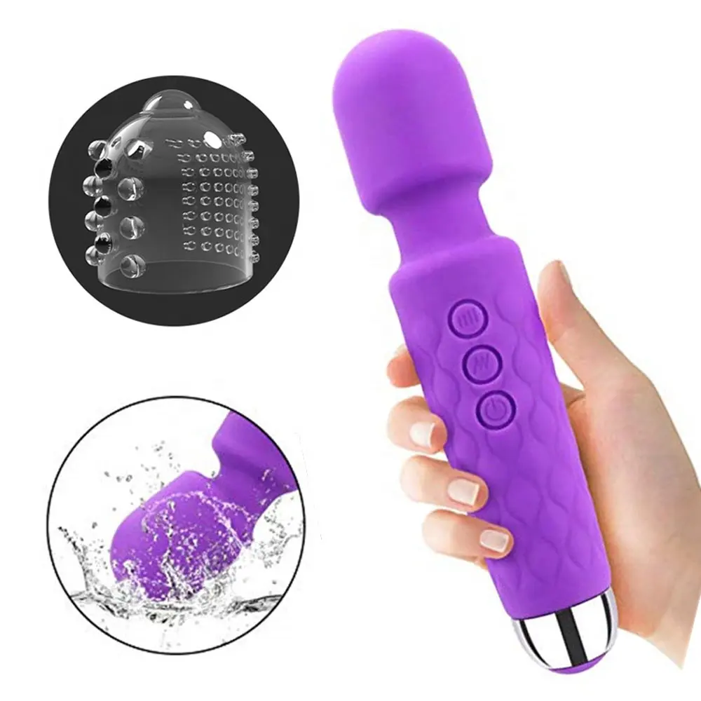 Handheld Wireless AV Wand Vibrator masturbator Full Body Massager Women Vibrators Sex Toys