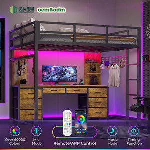 <span class=keywords><strong>Letto</strong></span> a Soppalco con Scrivania e Funzione di Archiviazione: Arredo Multifunzionale per <span class=keywords><strong>Camera</strong></span> <span class=keywords><strong>da</strong></span> <span class=keywords><strong>Letto</strong></span>, Adatto sia per Famiglie che per Appartamenti - Product Image 6