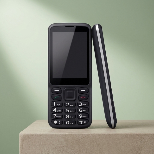 Bar Feature Phone 2.8 Inch 4G Keypad Big Button SOS Emergency FM Radio LED Torch Dual SIM Elderly Phone Long Standby Unlocked
