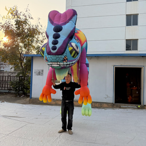 Marioneta de Lagarto Inflable Personalizada de 3.5m de Largo, Nuevo Diseño, Marioneta de Cabrito Inflable para Espectáculos Empresariales, Accesorio para Fiestas - Product Image 6