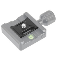 Plaque de fixation rapide universelle mini 38,5*25mm avec trous pour sangle, vis de montage 1/4 pour appareil photo reflex numérique, trépied à corde, rotule, pince