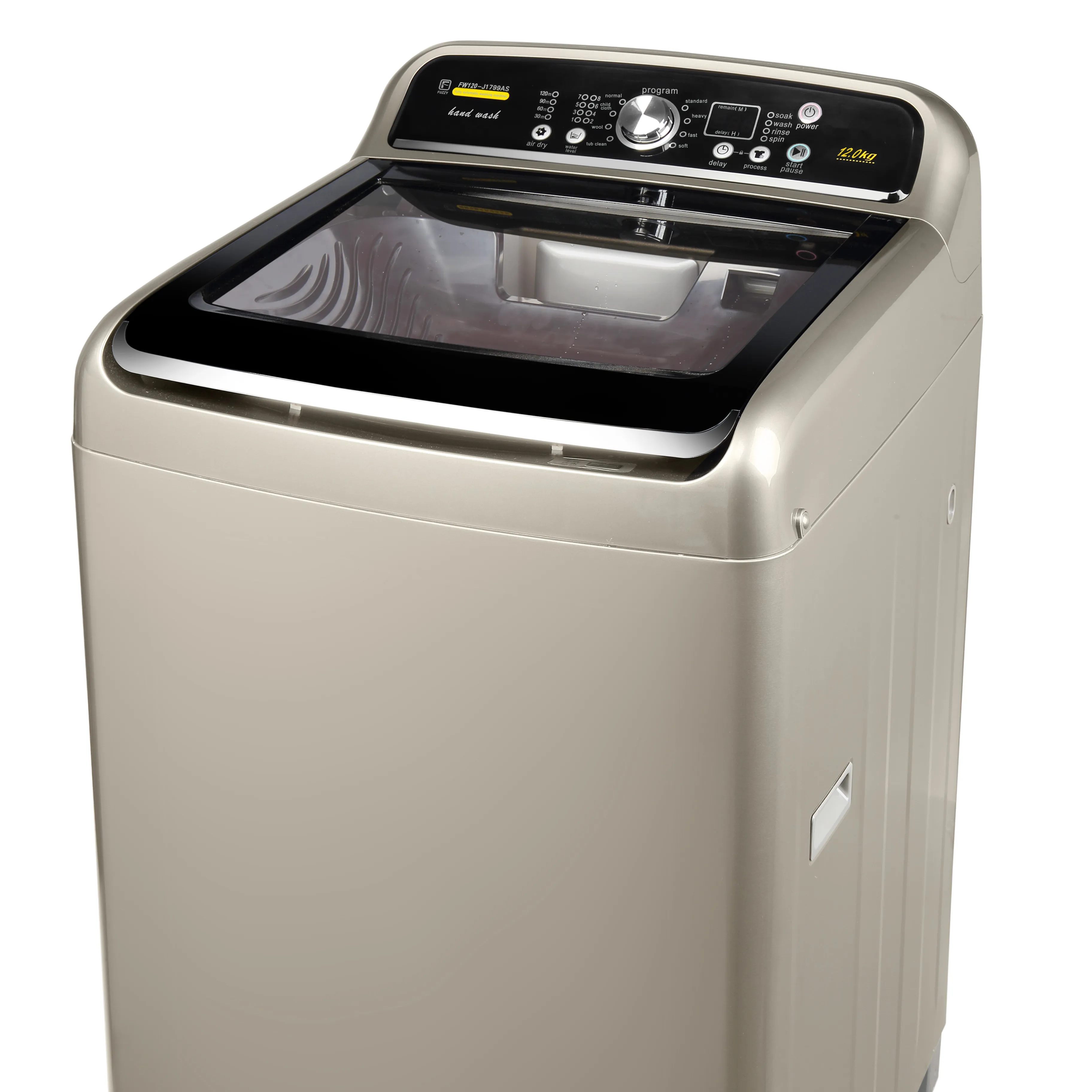 금속 12Kg 큰 수용량 자동적인 최고 짐 세탁기 세탁기