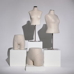 Mannequin de torse en tissu pour l'affichage de sous-vêtements, mannequin de robe en mousse pour le haut du corps, poupée mannequin de hanche - Product Image 1