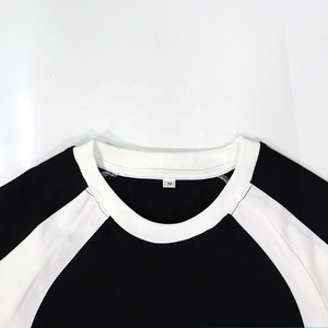 Vente en gros de t-shirt personnalisé pour hommes, votre <span class=keywords><strong>propre</strong></span> marque épissé 100% coton, urbain de haute qualité - Product Image 2