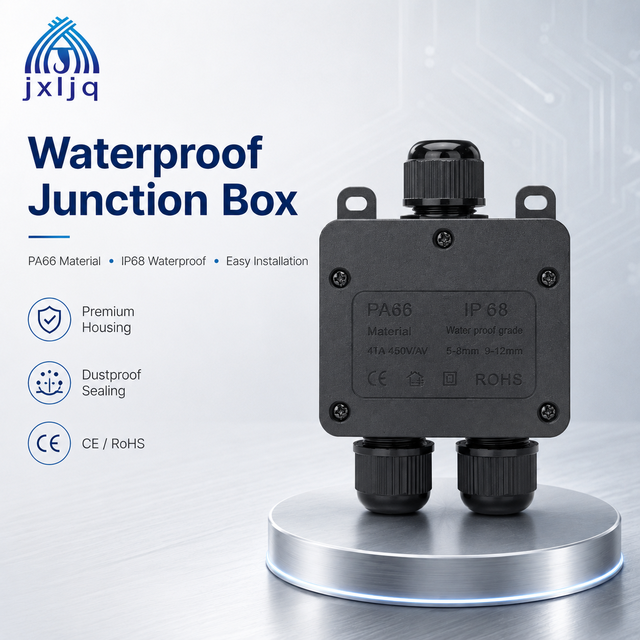 Mini Junction Box Outdoor Universal IP67 Waterproof Box Sealed Retardant Nylon External Case With Electrical Terminal Connector