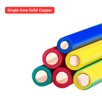 Câble H07V-U/BV 2,5 mm en cuivre pur, conducteur rigide à âme unique, isolé en PVC ignifuge, pour câblage domestique