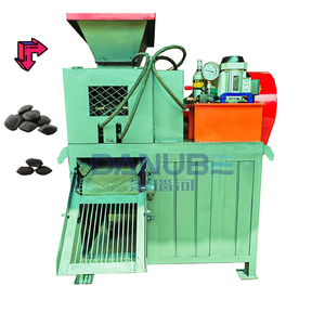 Presse à briquettes à double rouleau haute performance pour la production de charbon sphérique et de charbon de bois à partir d'équipements de compactage industriels - Product Image 1