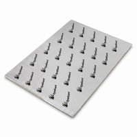 Tapis insonorisant léger 2 mm en caoutchouc butyle, plaque anti-vibration avec feuille de protection, isolation phonique pour voiture