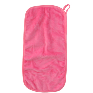 Serviettes de nettoyage du visage tendance 17*39cm certifiées REACH en flanelle de polyester velours, absorption rapide, démaquillant, soin de la peau du visage - Product Image 4