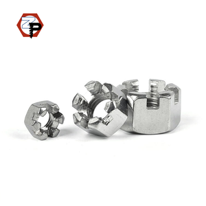 M4 M5 M6 M8 M10 DIN935 Acier inoxydable SS304 SS316 Écrou hexagonal à château Écrou hexagonal à fente Ventes directes d'usine - Product Image 2