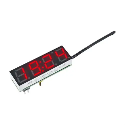 Aideepen Red 3 in 1 LED DS3231SN Digital Clock Temperature Voltage Module DIY Electronic