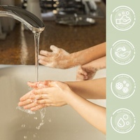 Gloway Tablette de lavage des mains effervescente parfumée sans produits chimiques sur mesure pour votre formule Tablettes de savon moussant pour les mains rechargeables