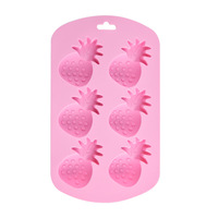 Moule à glaçons en silicone fait à la main, moule à glaçons en forme de fruit d'été en forme de pastèque et fraise