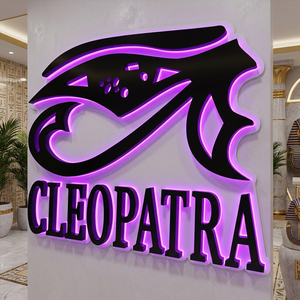 Laser Cut Stainless Steel Gold Metal <b>Letter</b> Sign Outdoor Company <b>LED</b> Advertising Sign Custom Brand 3d logo Design Wall <b>LED</b> Sign - Product Image 1