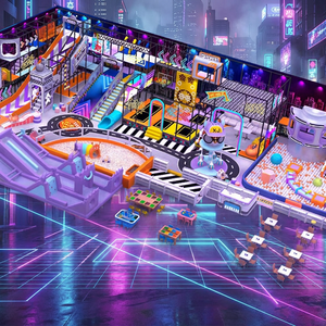 Área de Juegos Infantil Colorful Candy Rocket de 580 m para Centros Comerciales y Parques de Aventuras, Negocio Integral de Parques Infantiles Interiores - Product Image 1