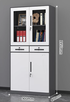 Armoire à dossiers verrouillable, résistante au feu et à la corrosion