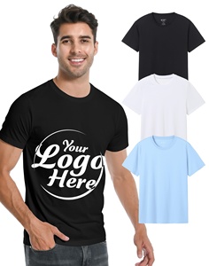 T-shirts à col rond en coton ultra doux pour hommes - Product Image 4