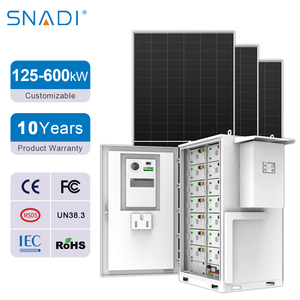 Batterie de stockage d'énergie commerciale et industrielle LiFePO4 à refroidissement liquide 50-200KW, 50AH, 100 cellules, système Power Wall - Product Image 2