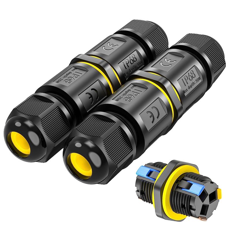 Greenway IP68 Waterproof Connector 3pin Screwless