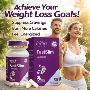OKTW FastSlim Appetite Suppressant Satiety <strong>Capsules</strong> | Natural Weight Loss <strong>Fat</strong> Burner for Men &amp; Women | in Stock Free Samples - Product Image 3
