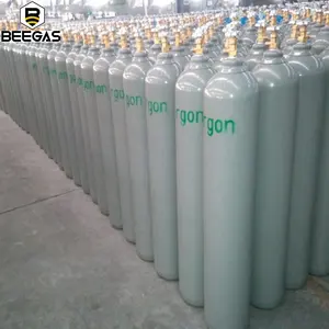 Cilindro de Gas de argón de 40L, rellenable, alta pureza, 99.999%, proveedor de Gas de argón a precio de fábrica