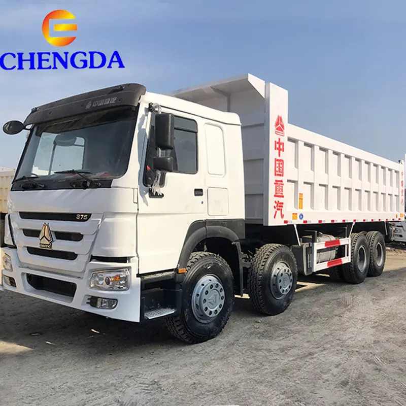 SINO TRUCK 12 ruote 30 metri cubi HOWO 40tons 8x4 autocarro con cassone ribaltabile usato